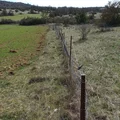 L’entretien des clôtures à la Ferme du Mas de Bru sur le Larzac près de Millau